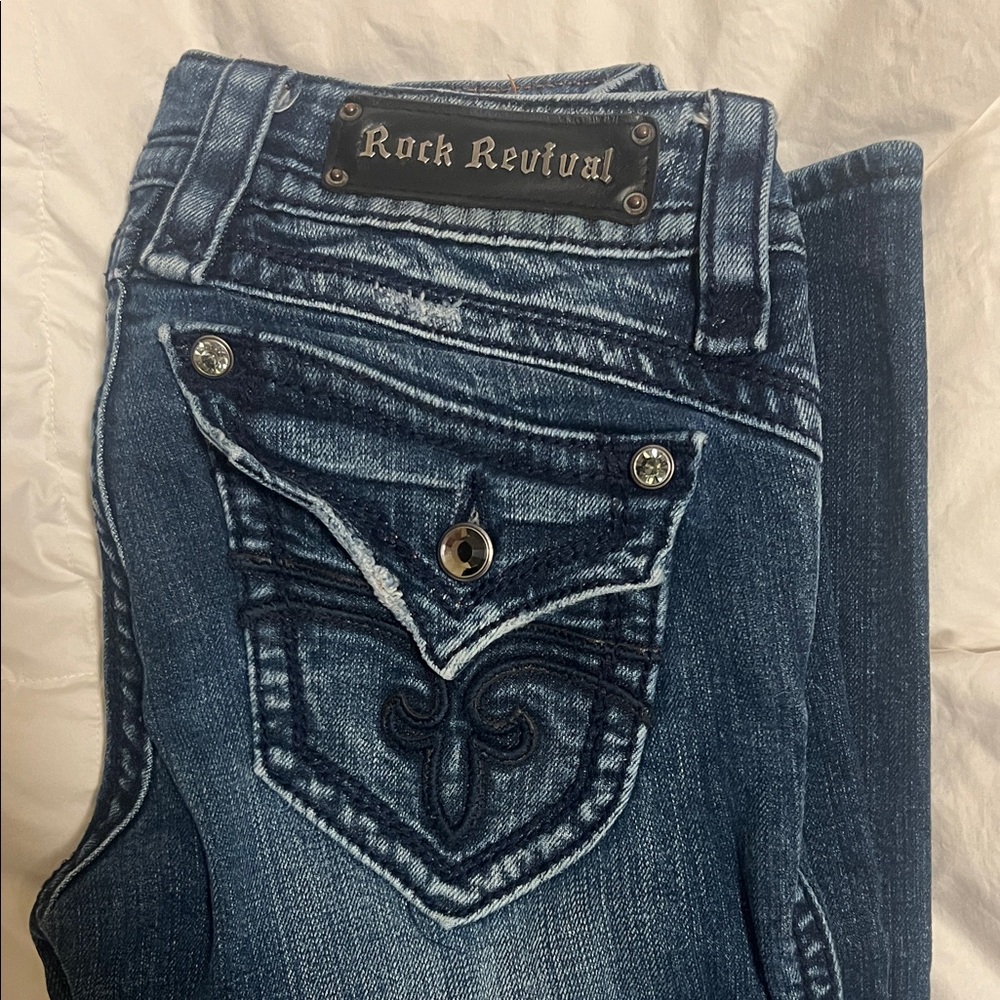 Rock Revival Women's Dark Blue Jeans